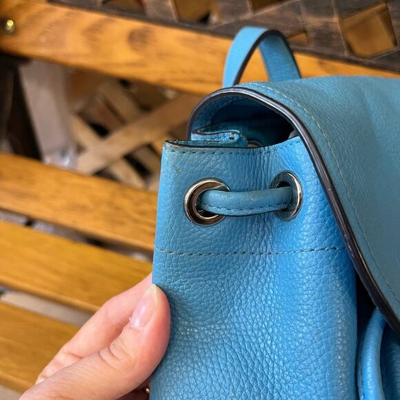 Coach Blue Mini Backpack - Picture 6 of 10